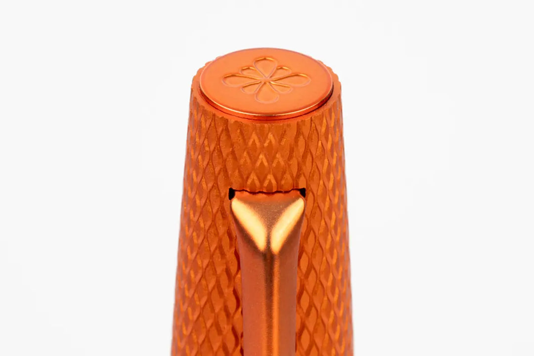 Diplomat - Viper Guilloche Fountain Pen - Orange - Fine Nib