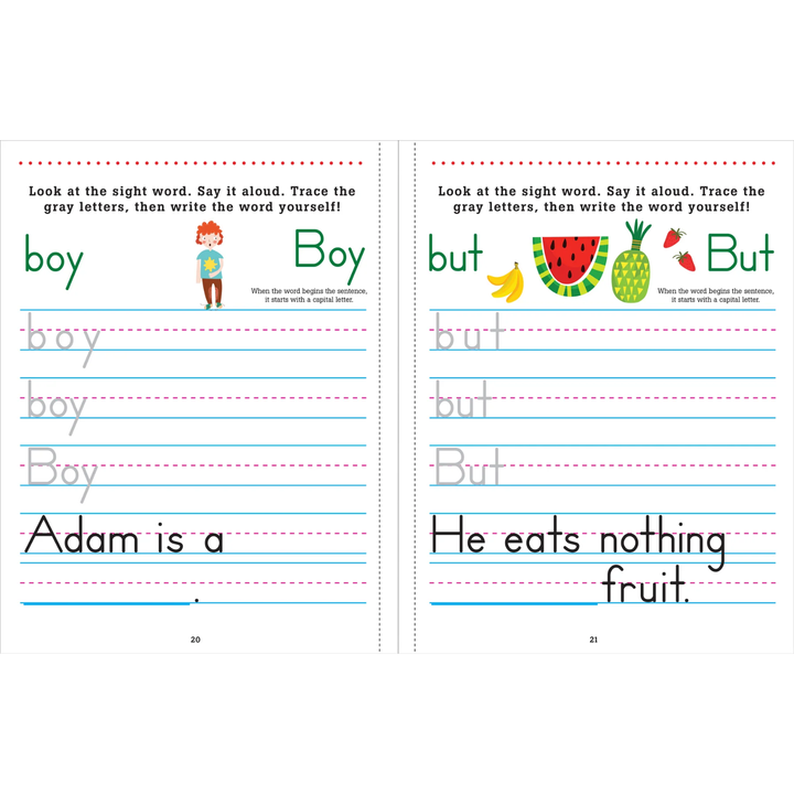 PETER PAUPER PRESS- TRACE AND LEARN - SIGHT WORDS