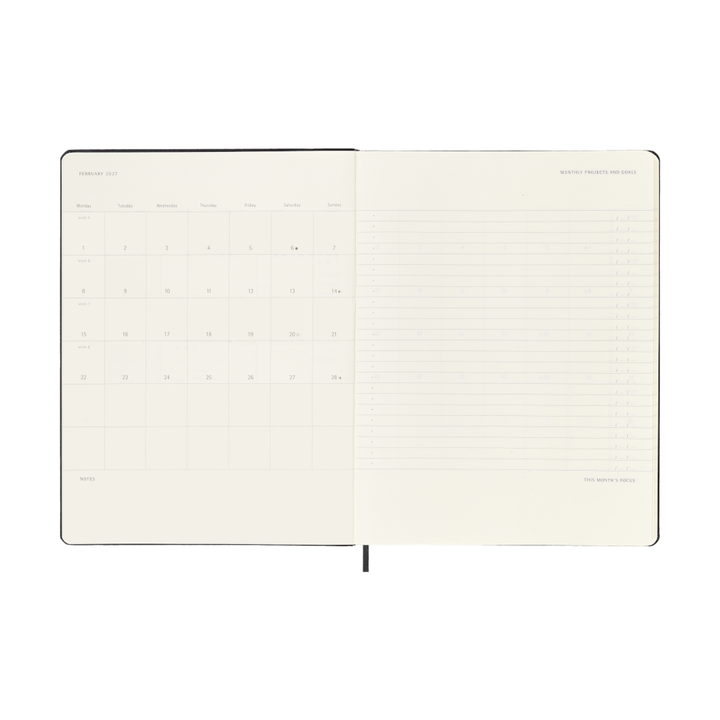 Moleskine - PRO Weekly Vertical Diary 2027 - XL