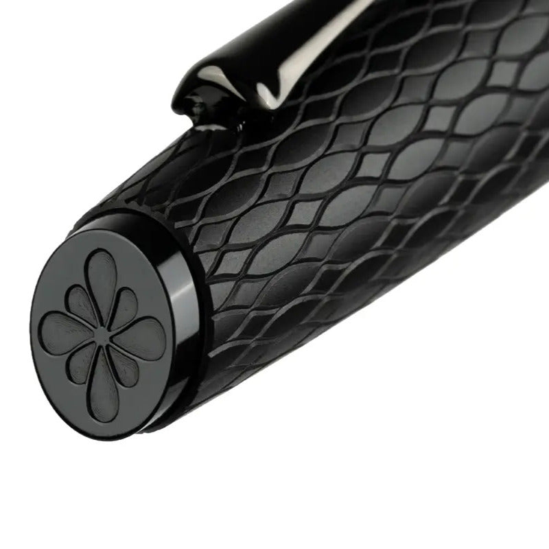 Diplomat - Fountain Pen Cobra Guilloche - Black