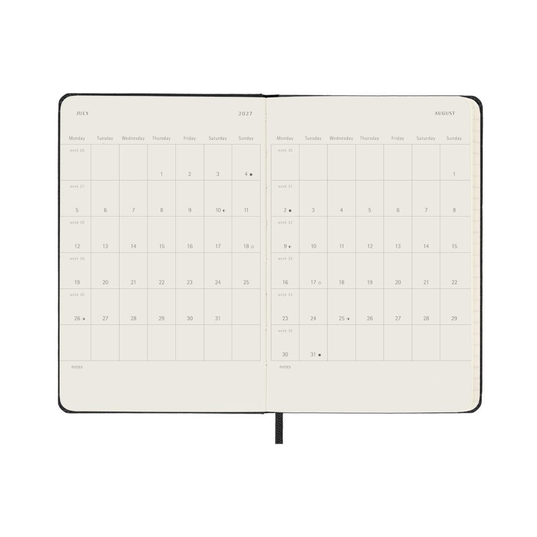 Moleskine - Classic Planner 2027 - Daily Diary (Hard) - Pocket