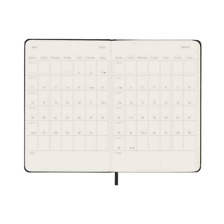 Moleskine - Classic Planner 2027 - Daily Diary (Hard) - Pocket