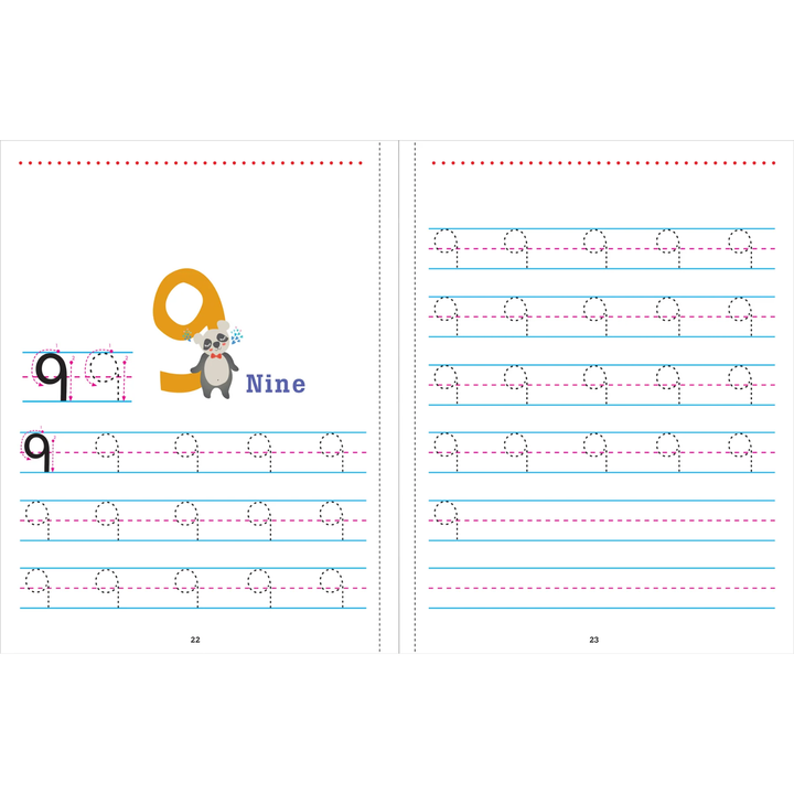 PETER PAUPER PRESS- TRACE AND LEARN - NUMBERS