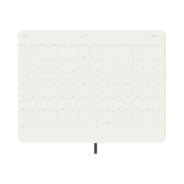 Moleskine - Classic Weekly Planner 2027 - Pocket Size