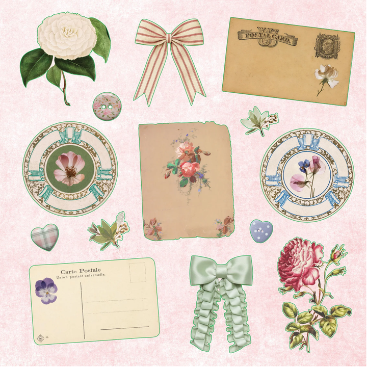 Peter Pauper Press - Sticker Book - La Petite Coquette