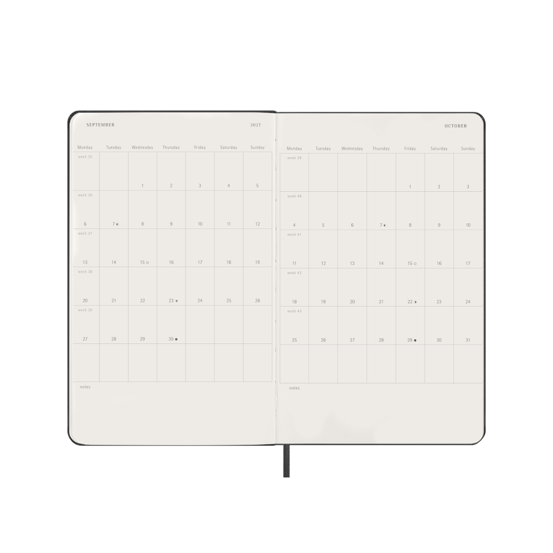 Moleskine - Classic Planner 2027 - Daily Diary (Hard) - Large