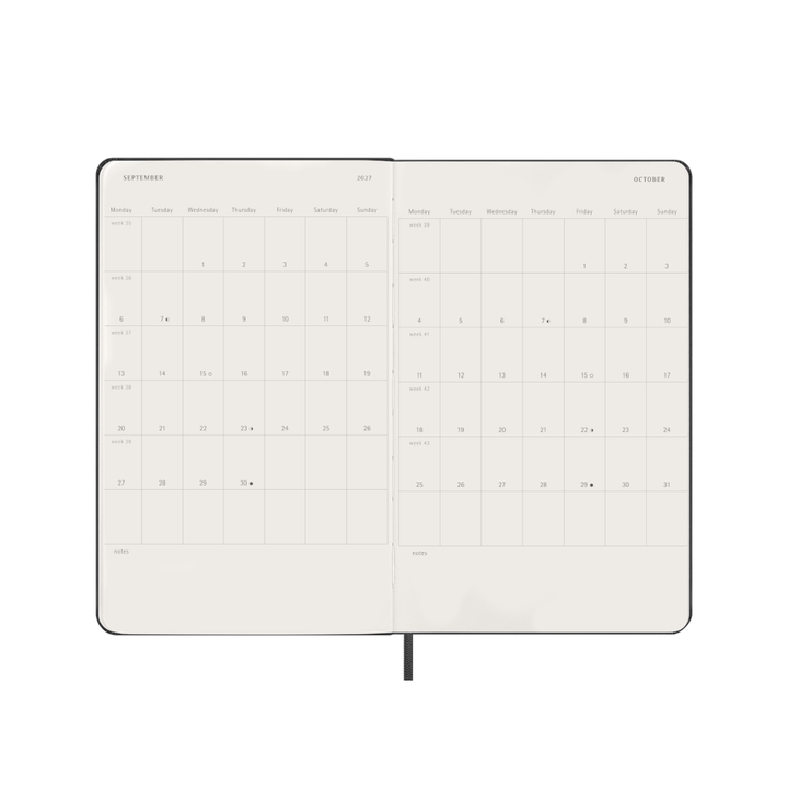 Moleskine - Classic Planner 2027 - Daily Diary (Hard) - Large