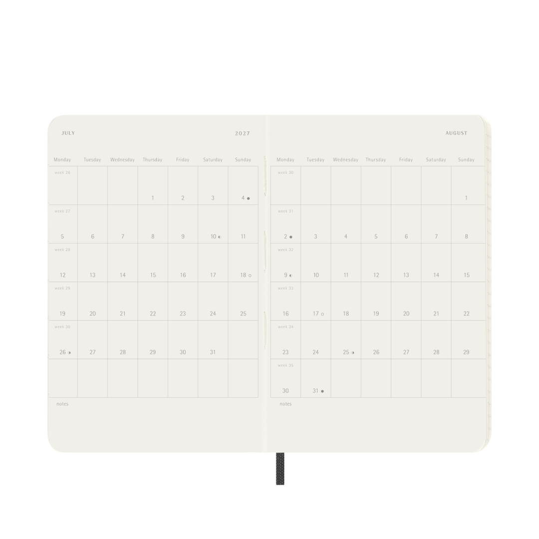 Moleskine - Classic Planner 2027 - Weekly Horizontal - Pocket