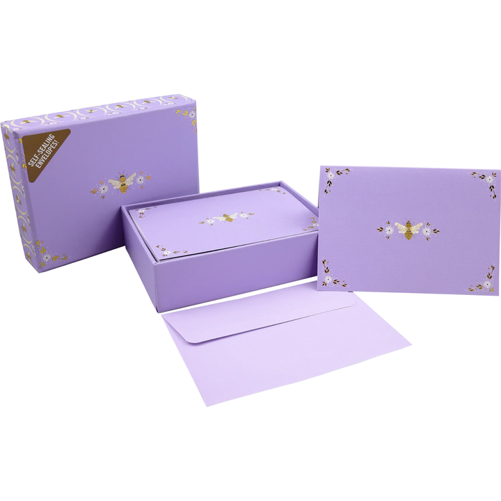 Peter Pauper Press - Boxed Note Cards - Florentine Bees
