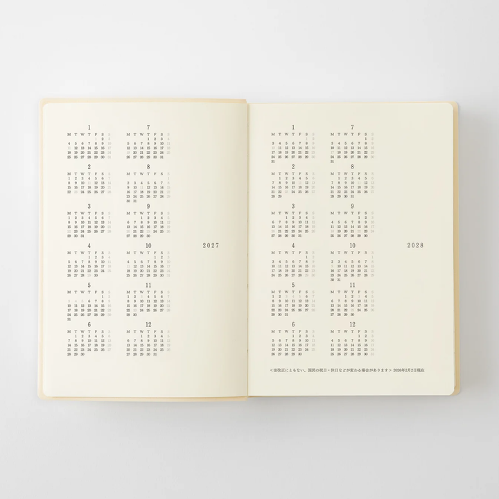 Midori - MD Notebook Diary 1 Day 1 Page 2027 - A6