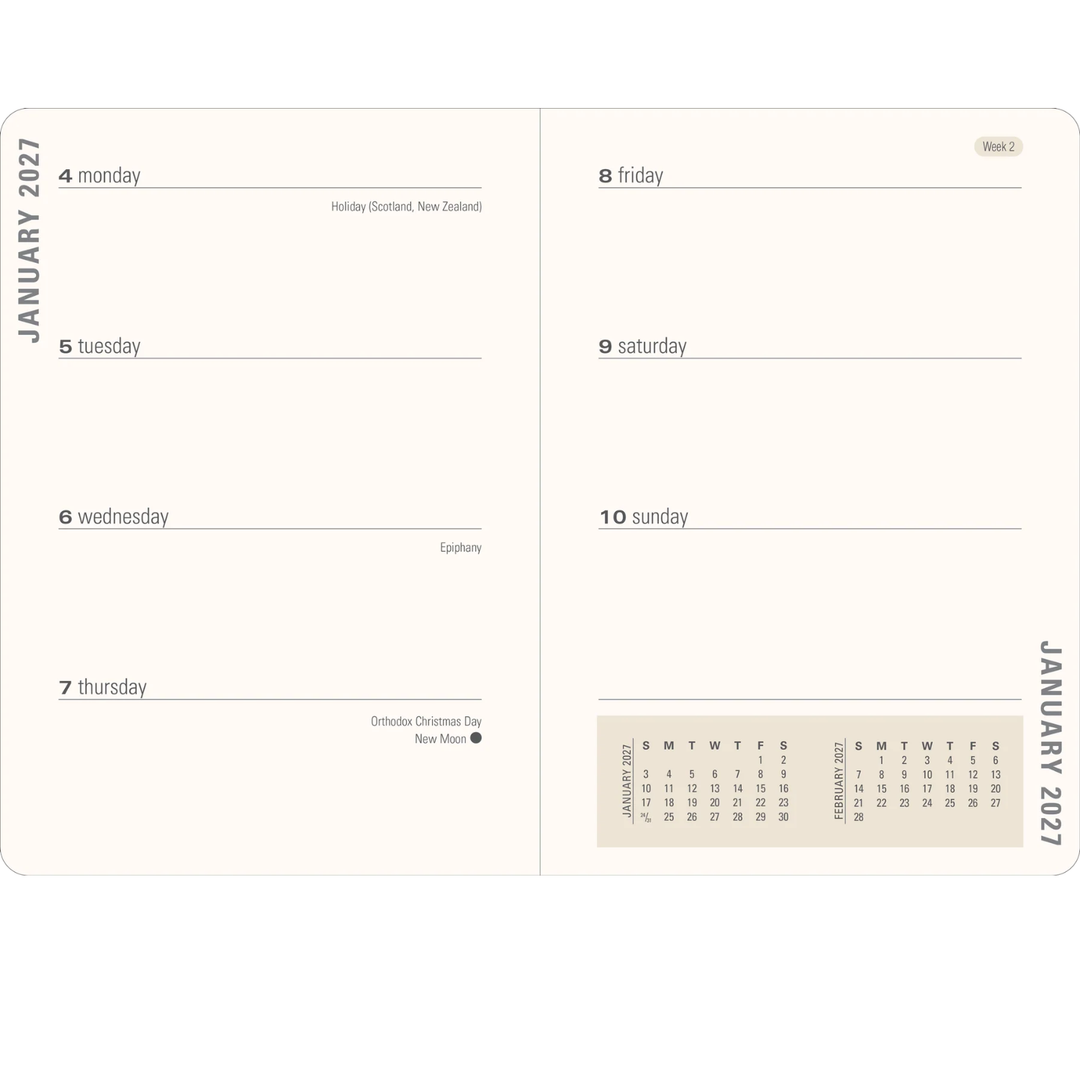 Peter Pauper Press - 2027 Weekly Planner - 16 Months Engagement Calendar - Gilded Branch