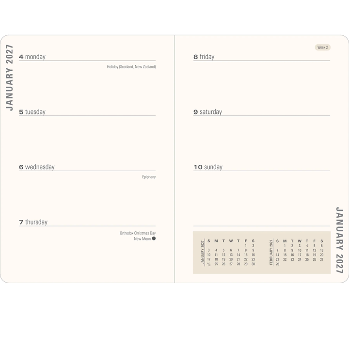 Peter Pauper Press - 2027 Weekly Planner - 16 Months Engagement Calendar - Gilded Branch
