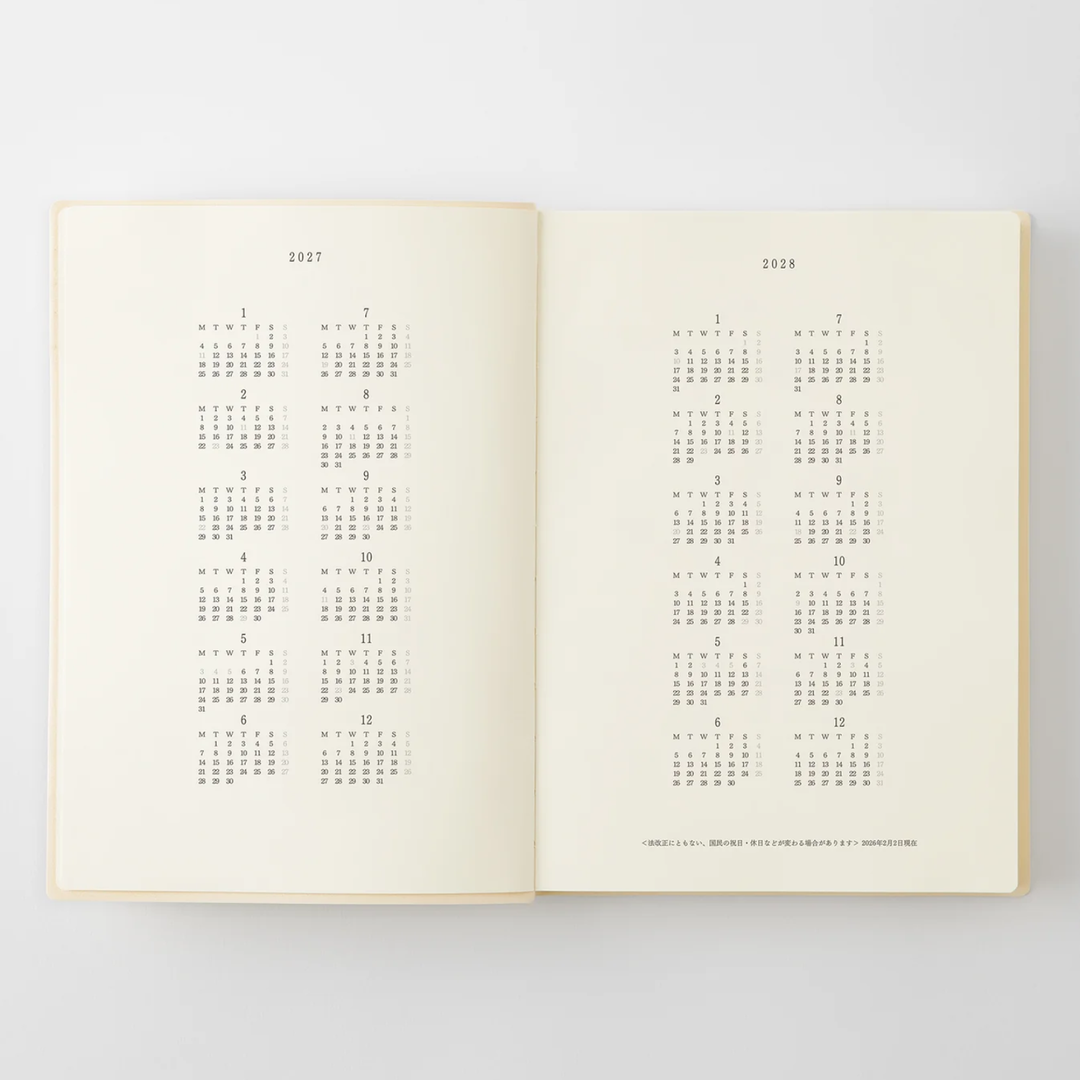 Midori - MD Notebook Diary 1 Day 1 Page 2027 - A5