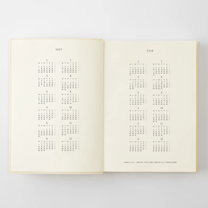 Midori - MD Notebook Diary 1 Day 1 Page 2027 - A5