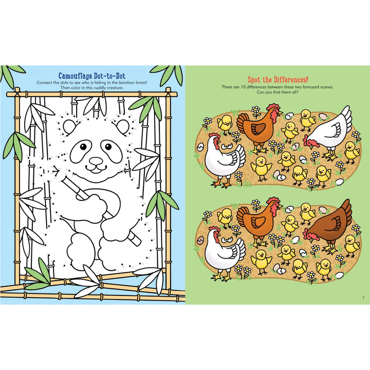 PETER PAUPER PRESS - ACTIVITY BOOK - FURRY FRIENDS