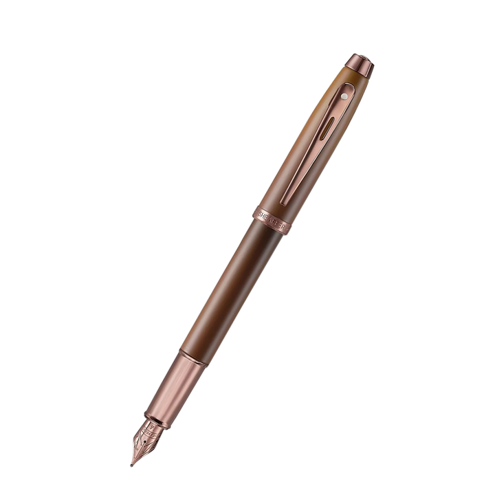 Sheaffer - Fountain Pen & 3x10ML Vial Inks- Sheaffer 100 Coffee