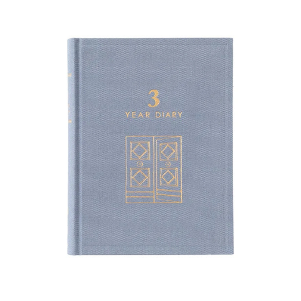 Midori - 3-Year Diary Gate Mini Blue-Purple