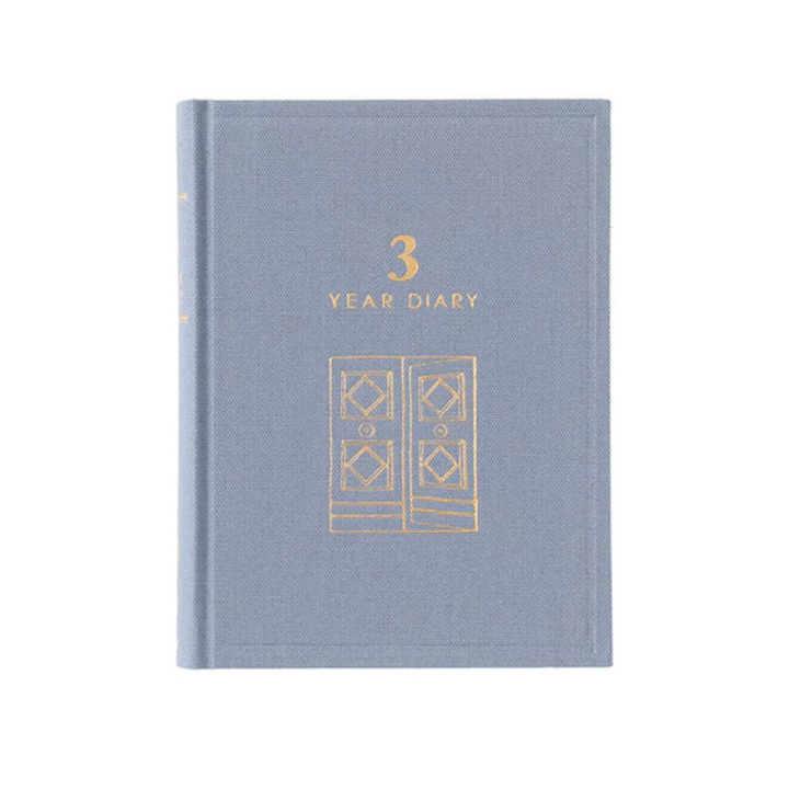 Midori - 3-Year Diary Gate Mini Blue-Purple