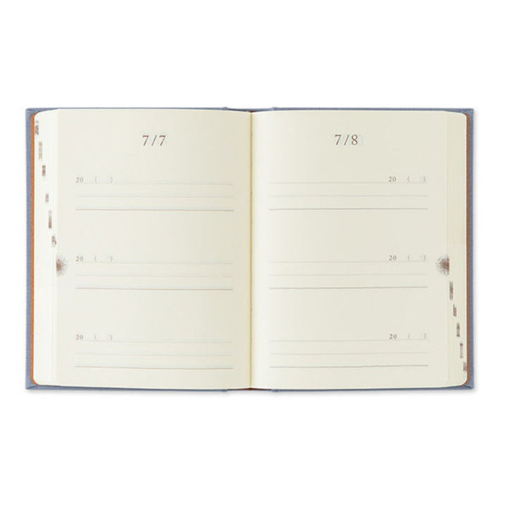Midori - 3-Year Diary Gate Mini Blue-Purple