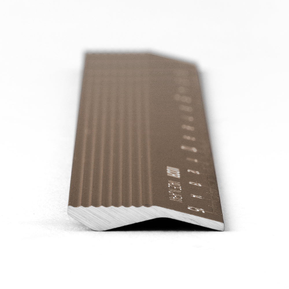 Midori - Aluminum Ruler - 15cm - Brown