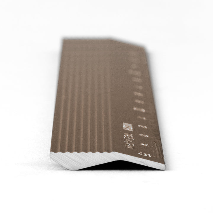Midori - Aluminum Ruler - 15cm - Brown