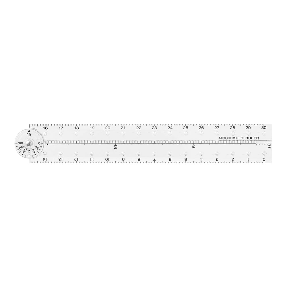 Midori - Multi-Ruler 30cm - Clear