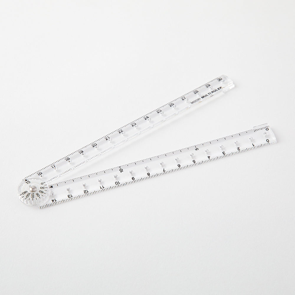 Midori - Multi-Ruler 30cm - Clear