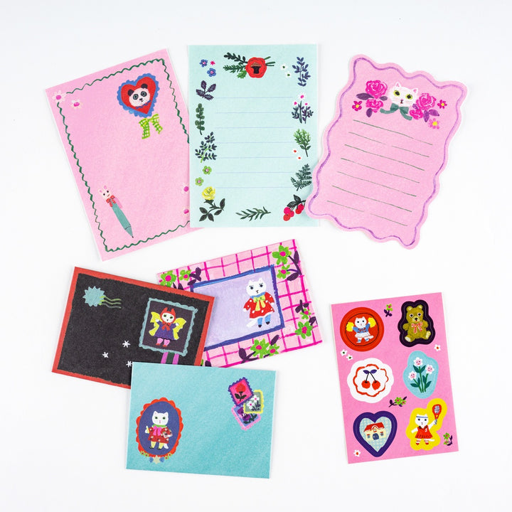 Hobonichi Techo 2026 Spring Edition - Yumi Kitagishi White Cat’s Mini Letter Set