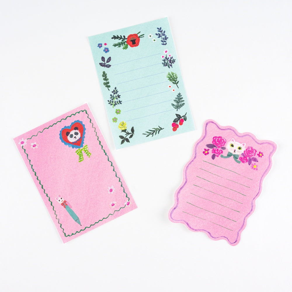 Hobonichi Techo 2026 Spring Edition - Yumi Kitagishi White Cat’s Mini Letter Set