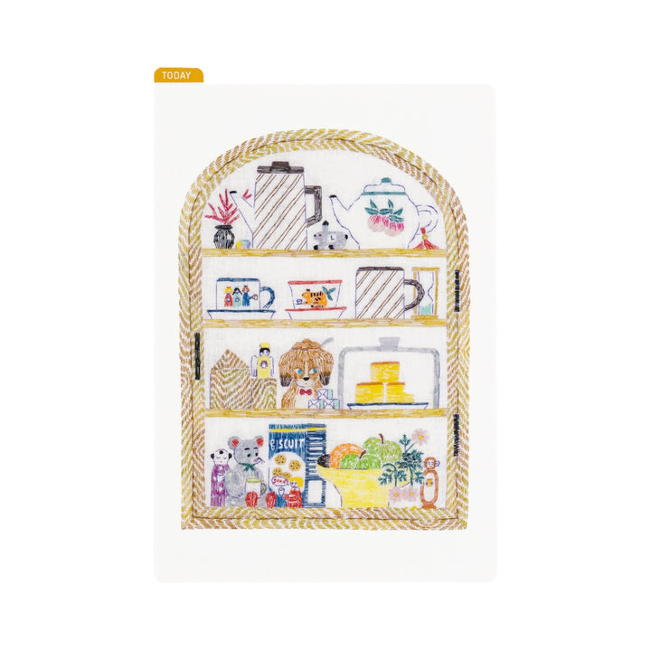 Hobonichi Techo 2026 - Pencil Board - Happy Tea Time by Iyo Okumi - (A6 Size / A5 Size / Weeks)