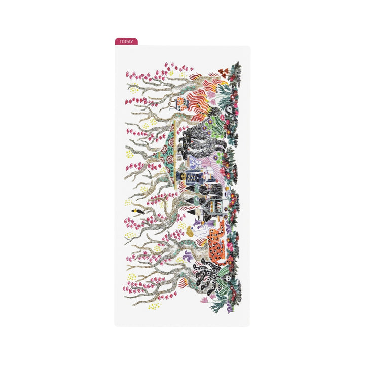 Hobonichi Techo 2026 - Pencil Board - Happy Tea Time by Iyo Okumi - (A6 Size / A5 Size / Weeks)