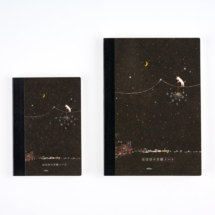 Hobonichi – A5 Graph Notebook – Another Night of Falling Star Sparklers by Hiroko Kubota