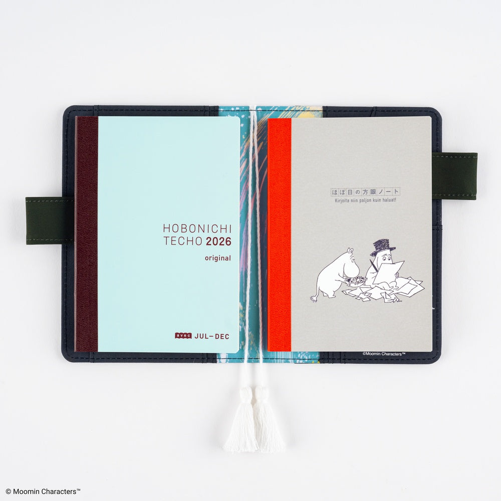 Hobonichi 2027 - Moomin: Hobonichi Graph Notebook (A6) - Moomin