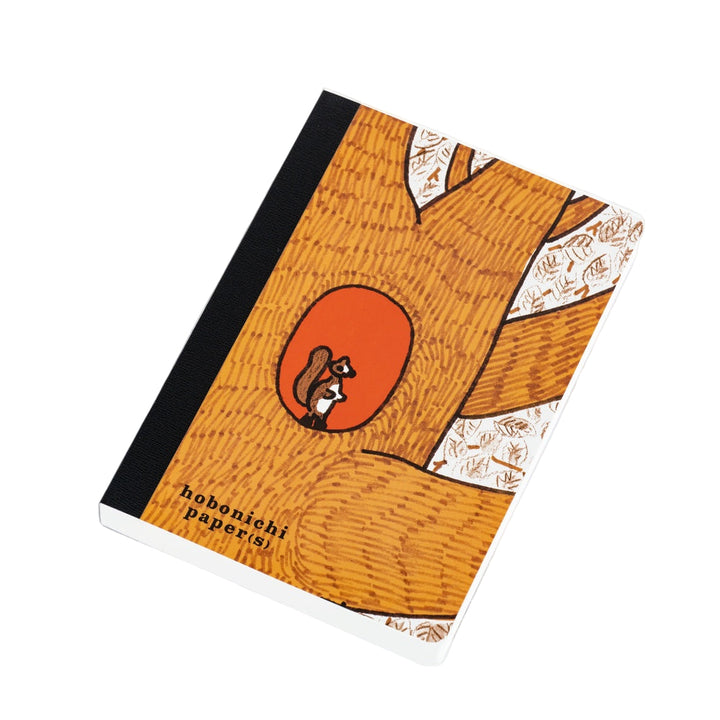 Hobonichi Techo 2026 - Hobonichi Paper(s) - 100%ORANGE: Squirrel Appears