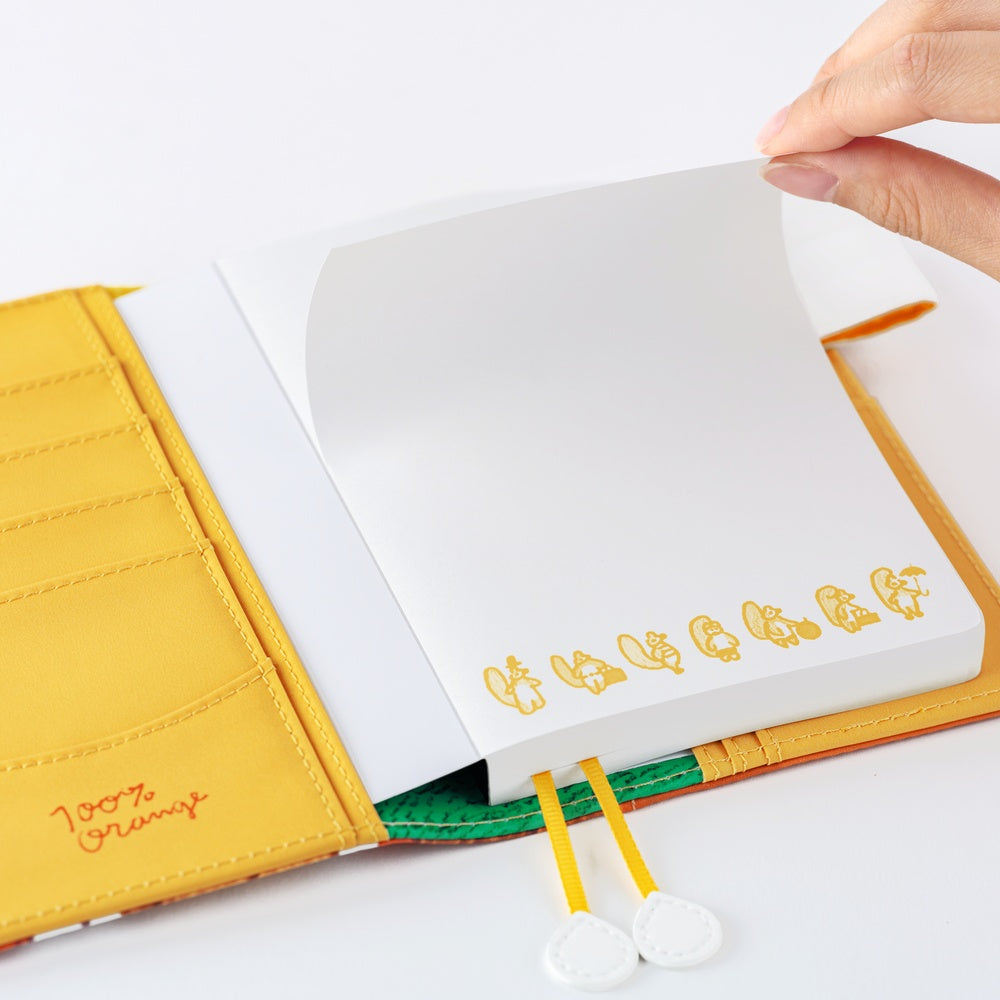 Hobonichi Techo 2026 - Hobonichi Paper(s) - 100%ORANGE: Squirrel Appears