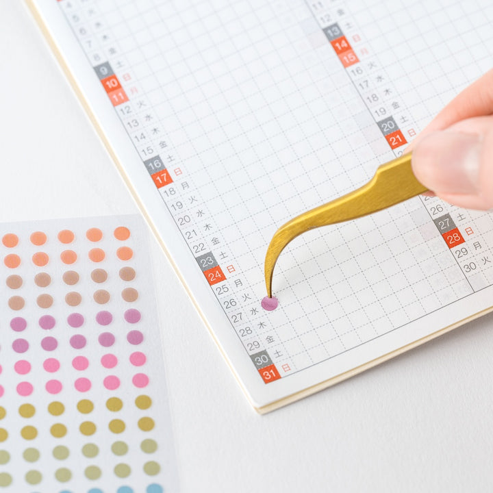 Hobonichi 2027 - TSUKI no IRO: Transparent Dot Stickers (3.5mm)