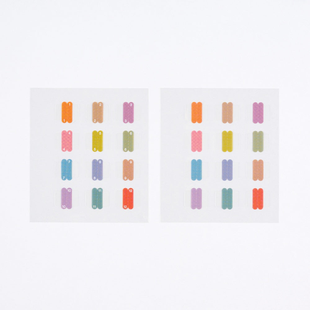 Hobonichi Techo 2026 - TSUKI no IRO Index Stickers