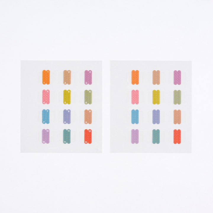 Hobonichi Techo 2026 - TSUKI no IRO Index Stickers