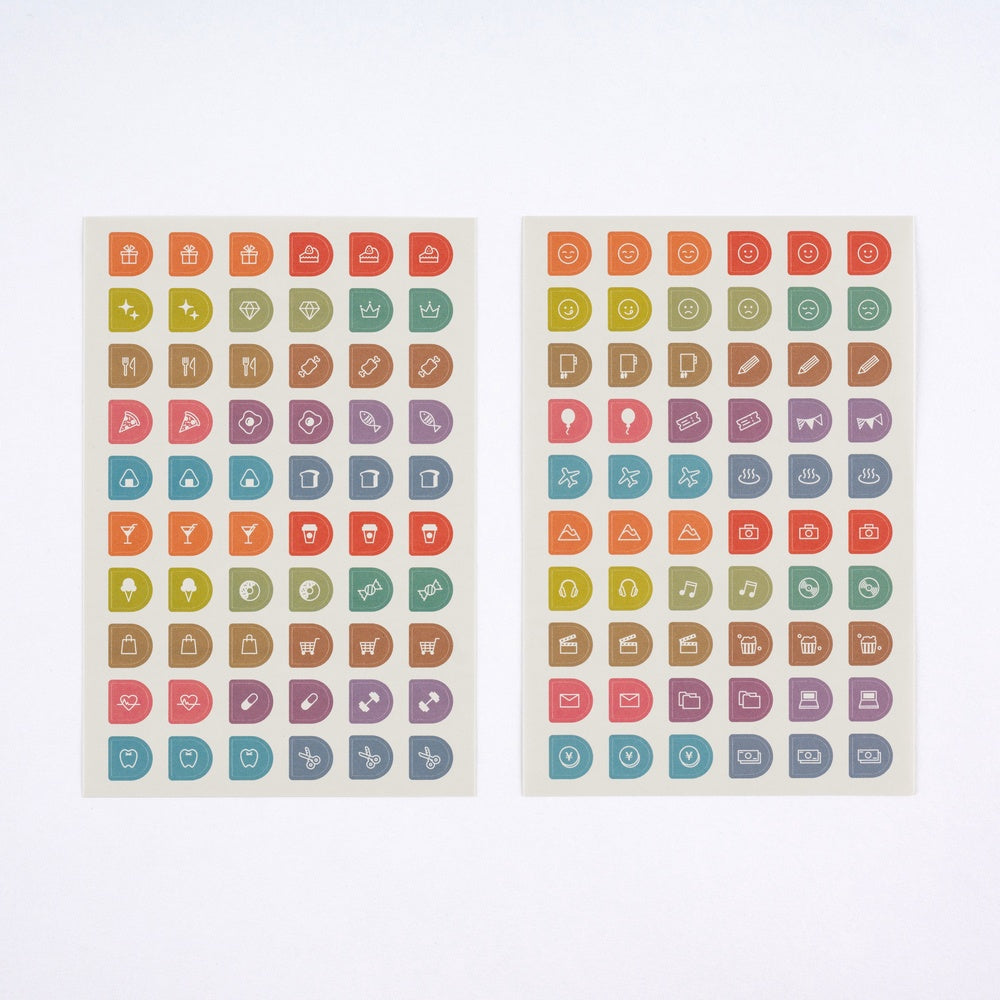 Hobonichi 2027 - TSUKI no IRO: Sticker Set (Schedule)