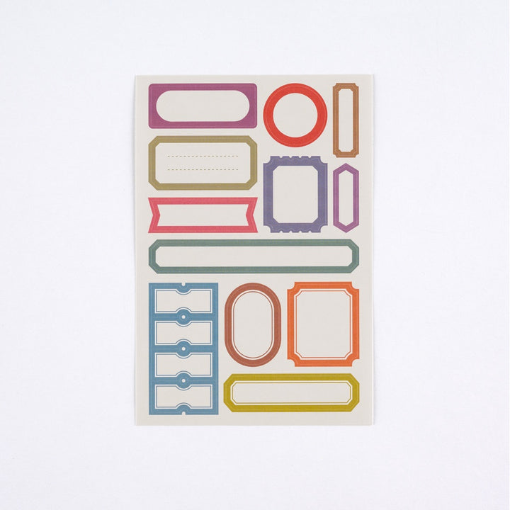 Hobonichi 2027 - TSUKI no IRO: Sticker Set (Schedule)