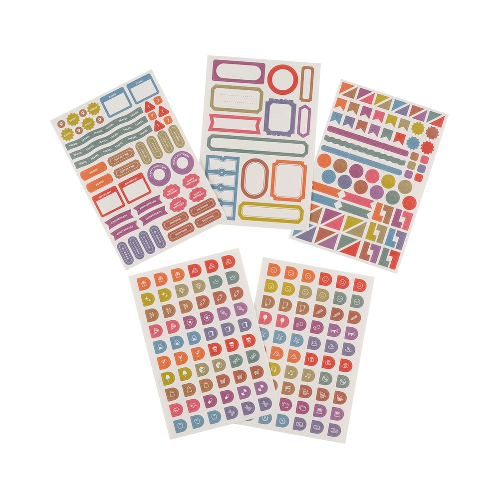 Hobonichi 2027 - TSUKI no IRO: Sticker Set (Schedule)