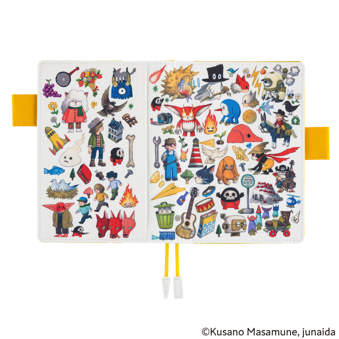 Hobonichi Techo 2025 - A6 Cover Only - Masamune Kusano x junaida: Himitsu Stranger - Free shipping to US and Canada - Vancouver Buchan’s Kerrisdale Stationery Store