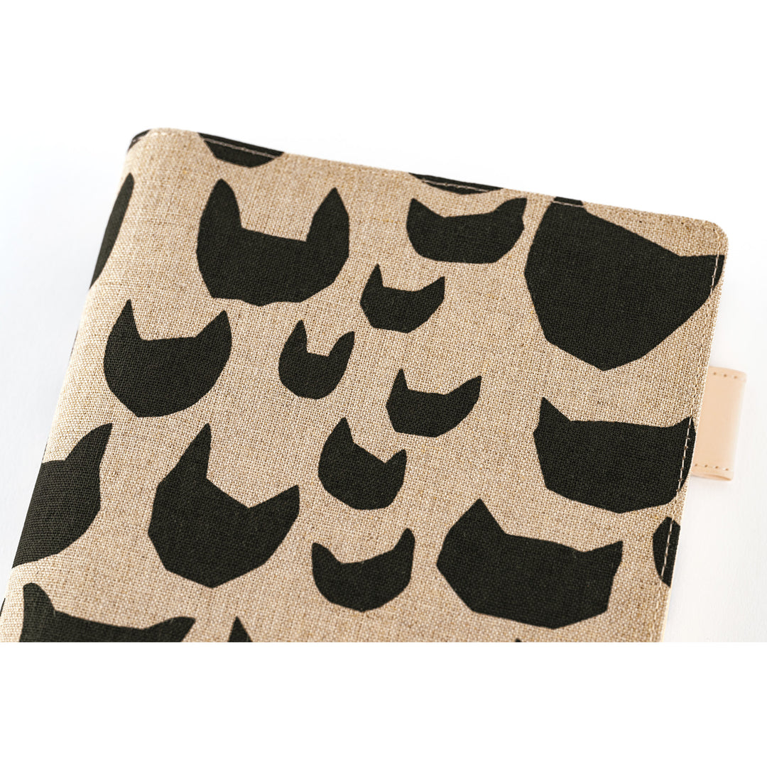 Hobonichi Techo 2025 - 5-Year Techo - A5 Cover Only - mina perhonen: anone-anone (Black) - Free shipping to US and Canada - Vancouver Buchan’s Kerrisdale Stationery Store
