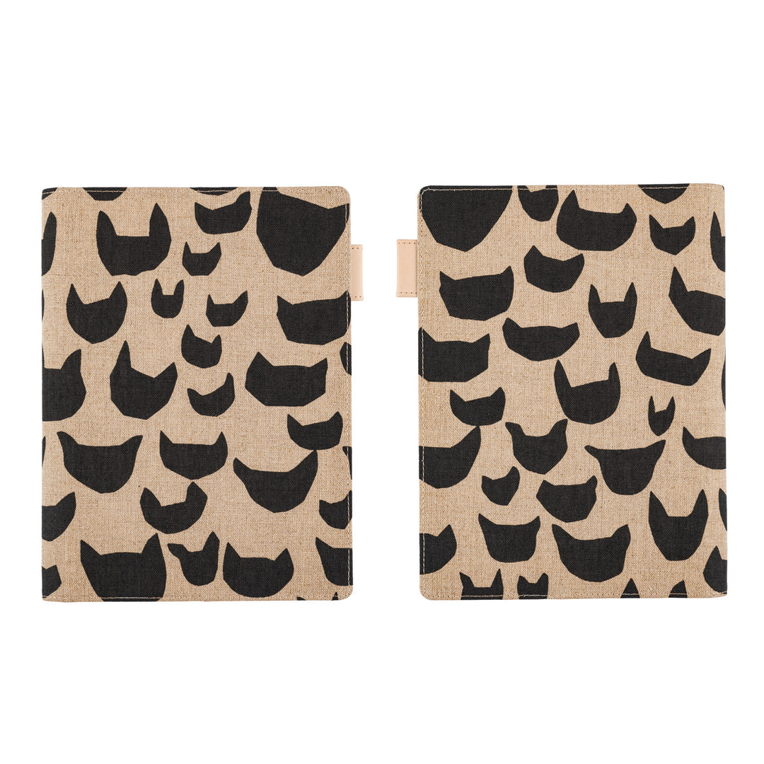 Hobonichi Techo 2025 - 5-Year Techo - A5 Cover Only - mina perhonen: anone-anone (Black) - Free shipping to US and Canada - Vancouver Buchan’s Kerrisdale Stationery Store
