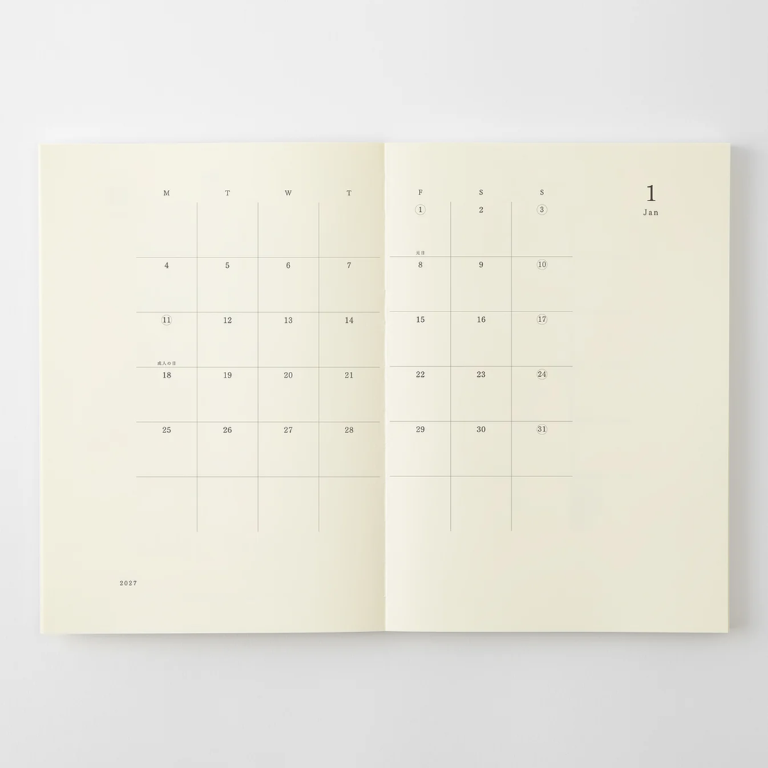 Midori - MD Notebook Diary 2027 - A5