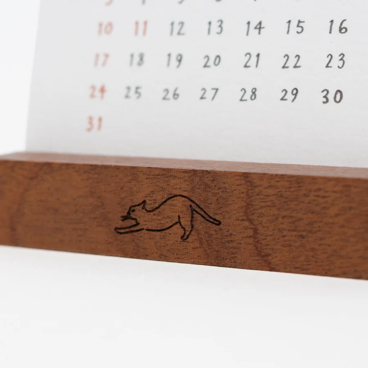 Midori - 2027 Stand Calendar - Cat