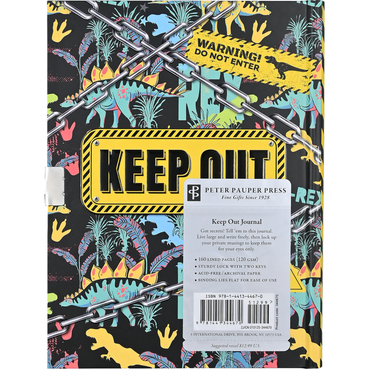 Peter Pauper Press - Lock Journal - Keep Out