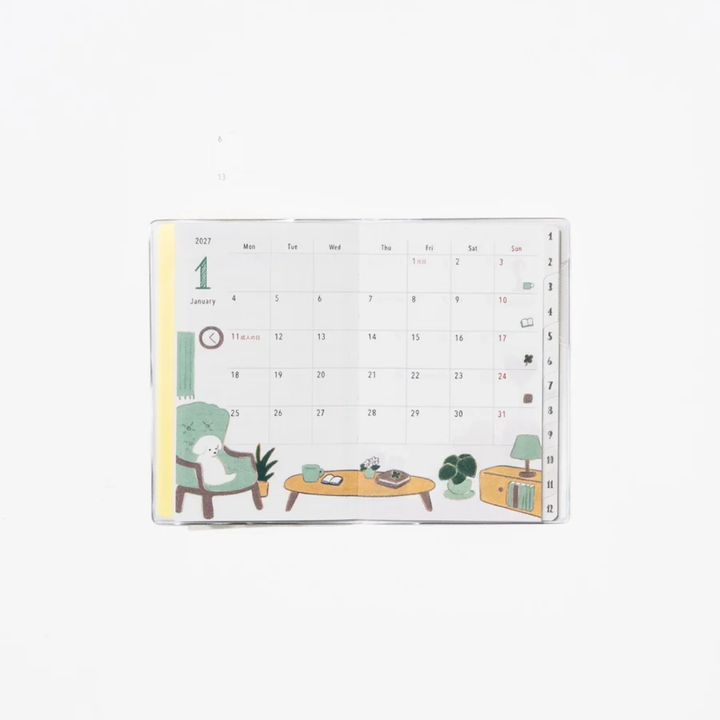 Midori - 2027 Mini Pocket Diary - Dog