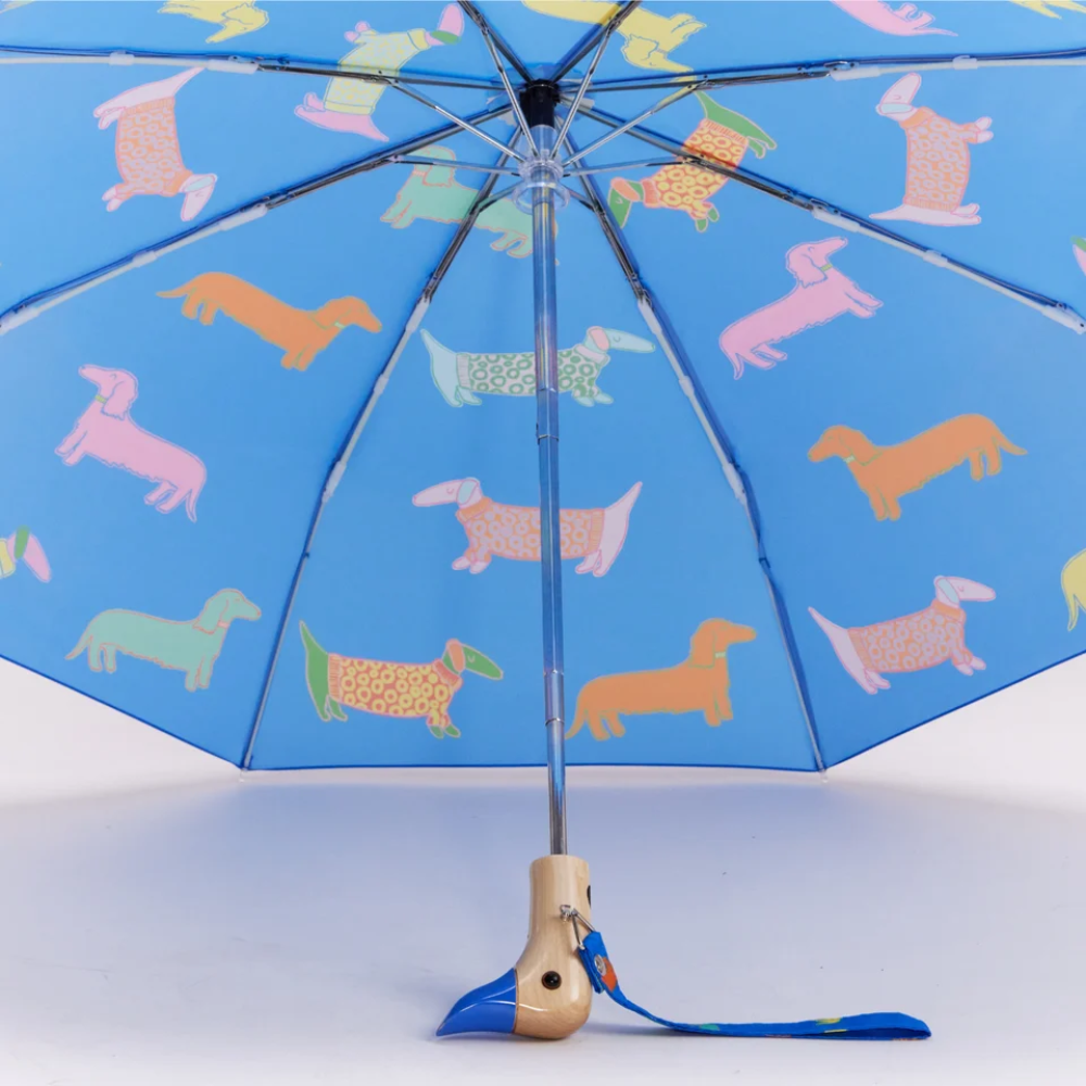 Original Duckhead - Compact Umbrella - Dogs in Blue