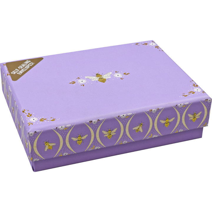 Peter Pauper Press - Boxed Note Cards - Florentine Bees